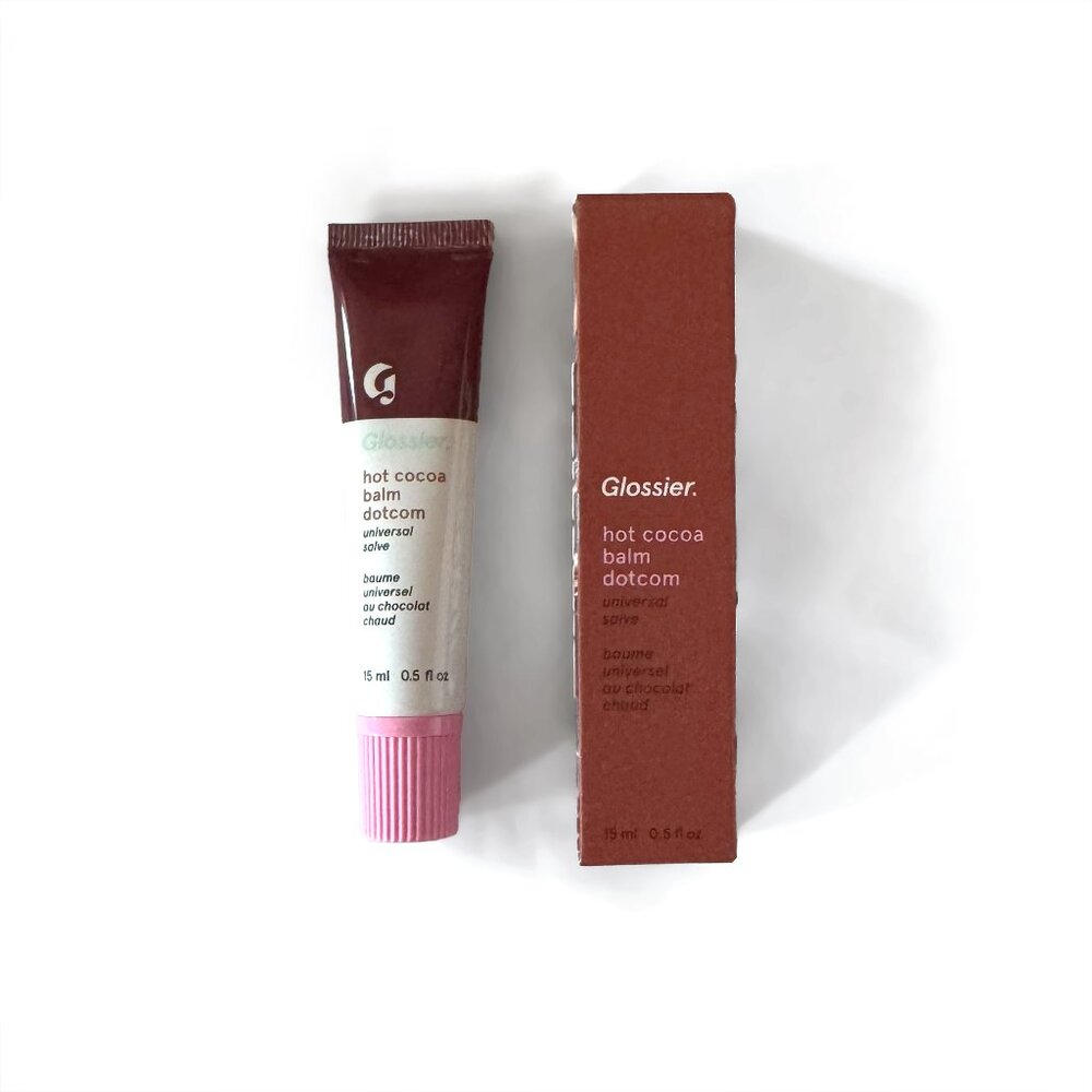 NEW IN BOX Glossier Hot Cocoa Limited Edition Balm Dotcom-- SOLD OUT Shade - Picture 3 of 3